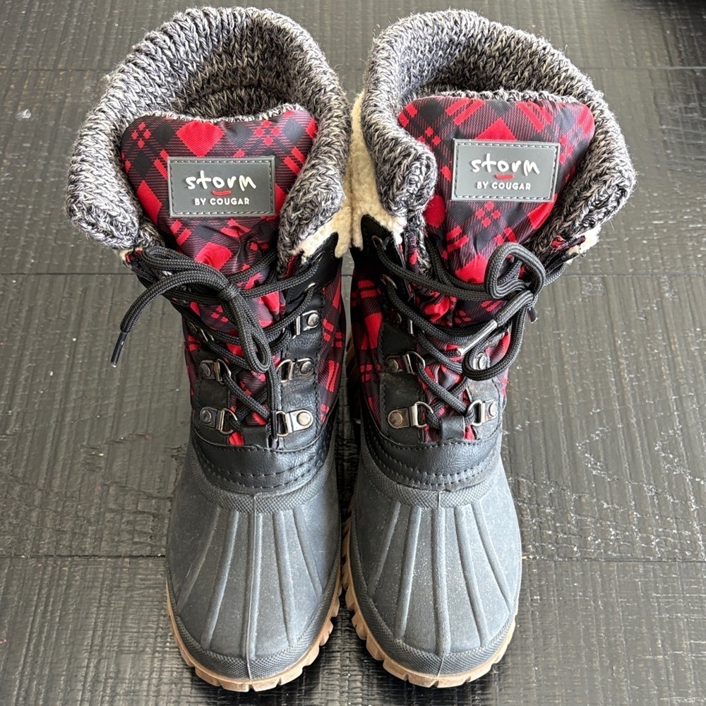 Storm By Cougar Women's Plaid Winter Boots